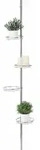 Spetebo - Teleskop Blumenregal Mit 4 Ablagen - Ausziehbar - Blumentreppe...