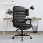 Vidaxl B&uuml;rostuhl Mit Massagefunktion Schwarz Kunstleder