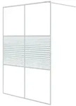 Vidaxl - Duschwand F&uuml;r Begehbare Dusche Wei&szlig; 140x195 Cm Esg-klarglas