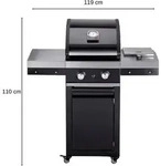 Grandhall - Gasgrill Classic G2 Trolley Grill Gas Garten Gartenkamin Kamin 11,7...