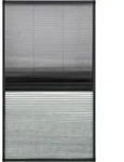 Vidaxl Plisse Insect Screen For Windows Aluminium 80x160 Cm With Shade