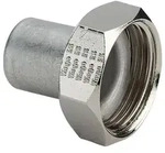 Sanpress Inox Verschraubung 438227 35mmxg 1 1/2, Stahl Nichtrostend,...