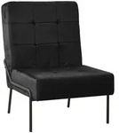 Relaxstuhl 65x79x87 Cm Schwarz Samt Vidaxl