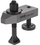 Amf Spanneisen 6314v Abgeschr&auml;gt Mit St&uuml;tzschraube Nut 12 Mm H 10 - 40 Mm