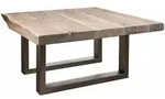 Couchtisch Akazie 90x90x45 Natural Stone Lackiert Freeform 122