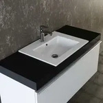 Vilstein&copy; Keramik Einbauwaschbecken Einbau Einsatz Waschbecken Becken