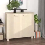 Prolenta Premium Sideboard Hamar Honigbraun 85x35x80 Cm