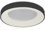 Giulia - Moderne Led Flush Deckenleuchte Schwarz, Warmwei&szlig; 3000k 2200lm - Italux