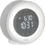 Tfa Dostmann 60.2047.02 Quarz Lichtwecker Wei&szlig; Alarmzeiten 1 Ambiente Licht