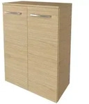 Fackelmann - B.style Doppel- Midischrank 60 Cm Korpusfarbe: