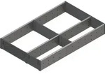 Orga-line Space Corner - Schubladenteinteilung, Nennl&auml;nge 500mm, Grau - Blum