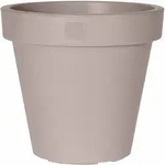 Kunststoff Pflanzk&uuml;bel M Mittelgro&szlig; - 38 Cm/beige - Blumenk&uuml;bel Rund F&uuml;r...