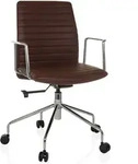 B&uuml;rostuhl / Chefsessel Vemona 30 Pu Braun Hjh Office