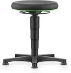 Bimos - Drehhocker Integralschaum Sitzh&ouml;he 450 - 650 Mm, Mit Gleiter