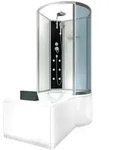 Kombination Badewanne Dusche K50-l00 Duschtempel 170x100 Cm