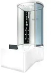 Acquavapore - Kombination Badewanne Dusche K55-l01-ec Duschtempel 170x100 Cm
