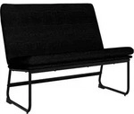 Sitzbank Schwarz 100x75x76 Cm Stoff Vidaxl