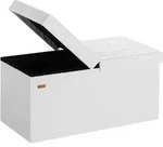 Casaria&reg; Sitzbank Mit Stauraum Faltbar Gepolstert Deckel Schlafzimmer Wohnzimmer