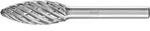 Pferd - Hartmetall Hochleistungsfr&auml;sstift Steel Flamme B &Oslash; 12x30mm Schaft-&oslash;...