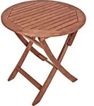 Spetebo - Eukalyptus Gartentisch Stockholm Rund - 70 X 73 Cm - Klapptisch Aus...