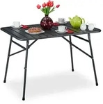 Gartentisch Klappbar, Terrassentisch Metall, Hbt 74,5 X 110 X 70,5 Cm, Eckig,