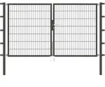 Alberts - Doppeltor Flexo, Fvz.anthr.kst.b.ral 7016, Lichte Bxh2500x1400,