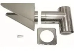 Vaillant Au&szlig;enwandanschluss Dn 225/160 Edelstahl F&uuml;r Abgassystem Fassade Dn 160,