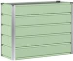Vidaxl Planter Green 100 X 40 X 75 Cm Steel