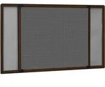 Vidaxl - Ausziehbarer Insektenschutz F&uuml;r Fenster Braun (75-143)x50 Cm