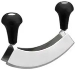 Lacor Hachoir Berceuse Edelstahl Schwarz Ergonomisch 2 Klingen