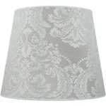Silberner Lampenschirm F&uuml;r Stehlampe Stoff E27 Willow