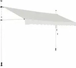 Costway Klemmmarkise Sonnenschutz, Balkonmarkise Hoehenverstellbar 200-300cm,