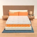 Miasuite - Topper Aus Memory Foam 80x190 - 8 Cm Hoch, Abziehbar, Gewebe Aloe Vera