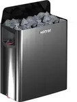 The Wall Black Steel Saunaofen Mit Integriertem Steuerger&auml;t 6 Kw - Harvia