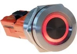 Joy-it Button22t-01 Button22t-01 Schalter Tastend Rot, Blau (&oslash; X L) 22 Mm X...