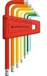 Fp - Winkelschraubendreher- Satz Im Kunststoffhalter 7-teilig 1,5-6mm Rainbow Kugelko