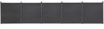 Zaunelement-set Grau 872x186 Cm Wpc Vidaxl