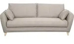Skandinavische Schlafcouch Beige Mit Matratze Dicke 10 Cm 3-sitzer Creep