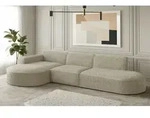 Ecksofa Designersofa Palma In Stoff Ascot Champagne Ottomane Links