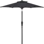Doppler Mittelstockschirm "life Lift" &Oslash;180 Cm, Anthrazit, Bezug Aus 100% Polyester,