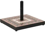 Sonnenschirmst&auml;nder Terrakotta Und Wei&szlig; Quadratisch 12 Kg - Vidaxl