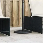 Sonnenschirmst&auml;nder F&uuml;r &Oslash;38/48 Mm Mast 12 Kg Rund Vidaxl