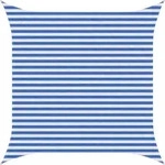 Sonnensegel Blau Und Wei&szlig; 3,6 X 3,6 M Hdpe Vidaxl