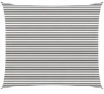 Vidaxl Sunshade Sail Light Grey And White 6 X 7 M Hdpe