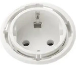 Evoline - One Steckdose Ohne Abdeckring &Oslash; 59mm Mit Winkelstecker Kunsttoff...