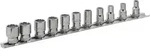 Bahco - 1/4 Steckschl&uuml;ssel-satz, Zw&ouml;lfkant, Metrisch - 11-tlg., Auf...