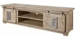 Tv-board Mango 180x55x50 Whitewash Lackiert Railway 335