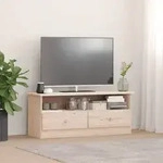 Vidaxl - Tv-schrank Mit Schubladen Alta 100x35x41 Cm Massivholz Kiefer