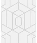 Vliestapete - Disco Vogue Silber - 10m X 52cm - Boutique