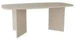 Selsey Piano &ndash; Esstisch Rechteckig Mit Abgerundeten Ecken, 190 Cm, Kaschmirgrau